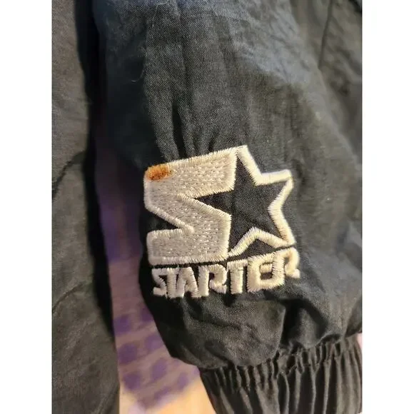 Vintage 90s Kentucky Wildcats Starter Jacket XL NCAA Basketball Football Puffer - Picture 9 of 9